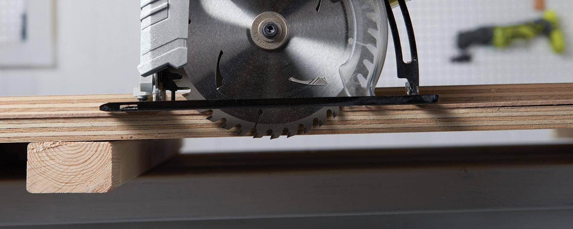 How To Cut Sheet Material On Your Workbench Using A Circular Saw